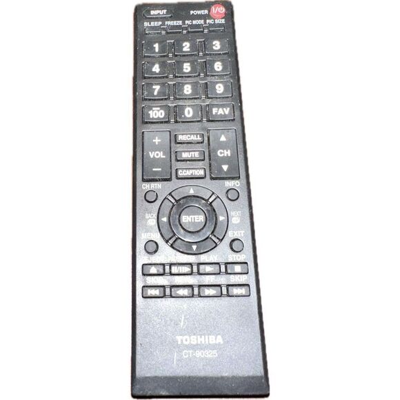 CT-90325 For Toshiba LED‎ TV Remote Control 50L2200U 37E20 22AV600 32C120U - Picture 1 of 2